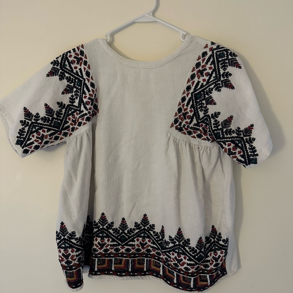 Zara Trafaluc embroidered shirt
